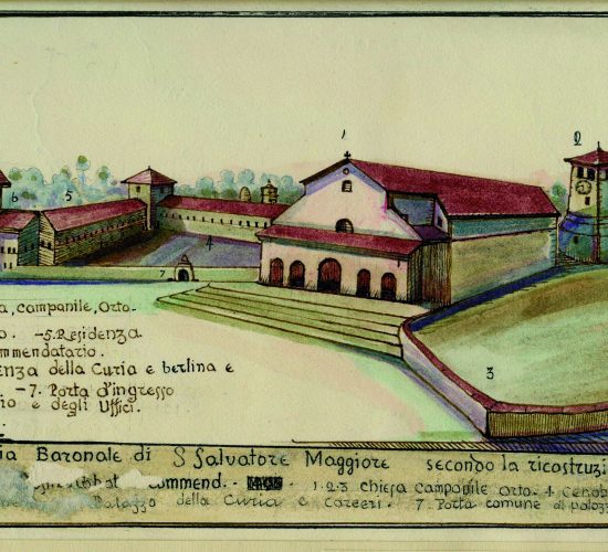 disegno abbazia caprioli